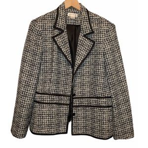 Worthington | Wool Blend Tweed Blazer